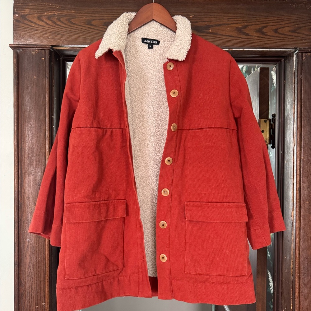 Ilana Kohn Sherpa Mabel Button Up Jacket
